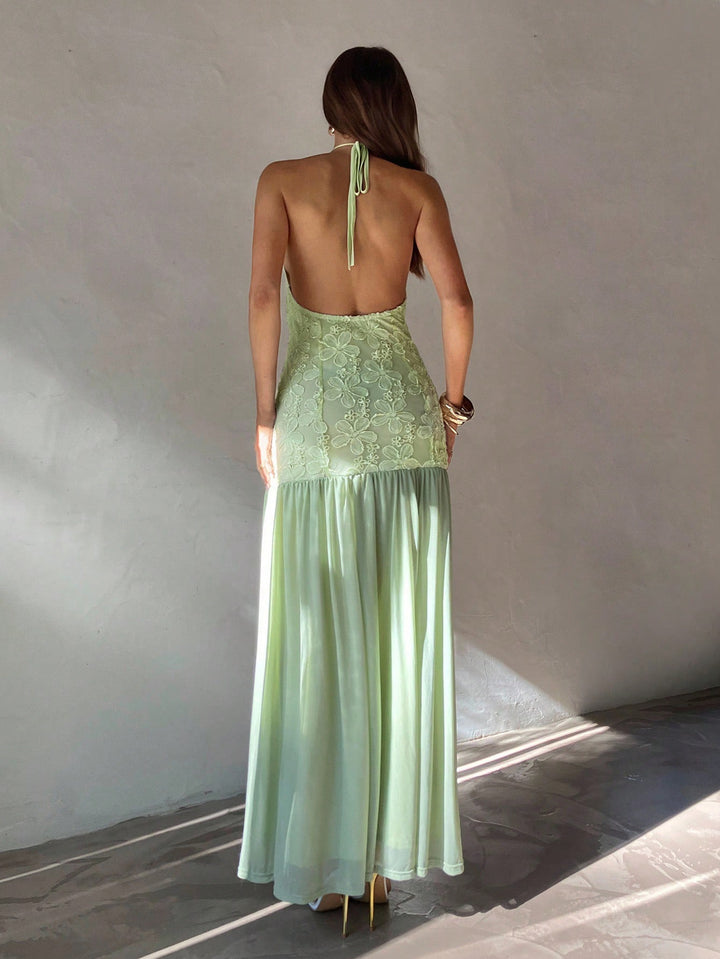 Rochie maxi Shein, verde