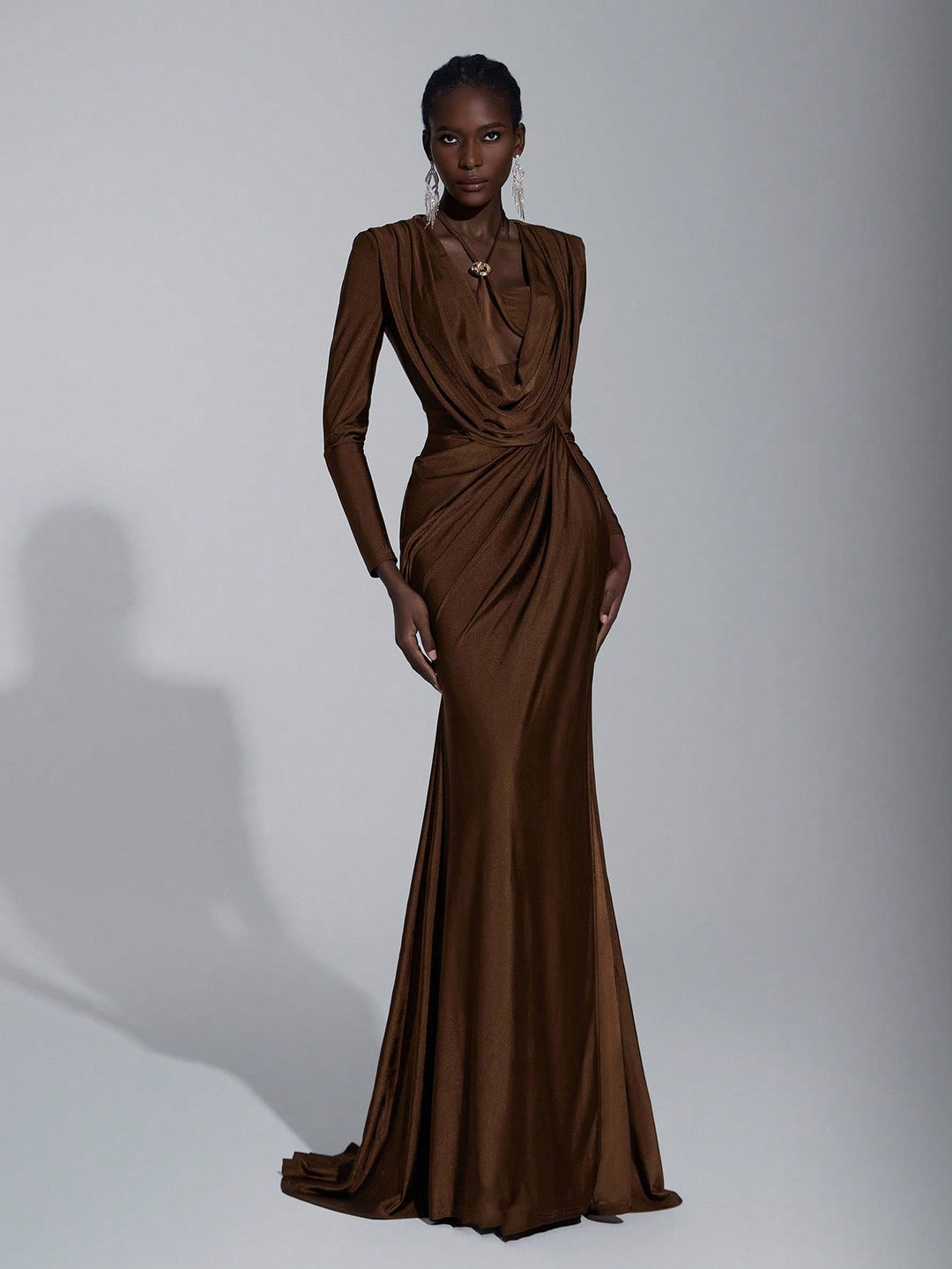 Rochie SHEIN, maro