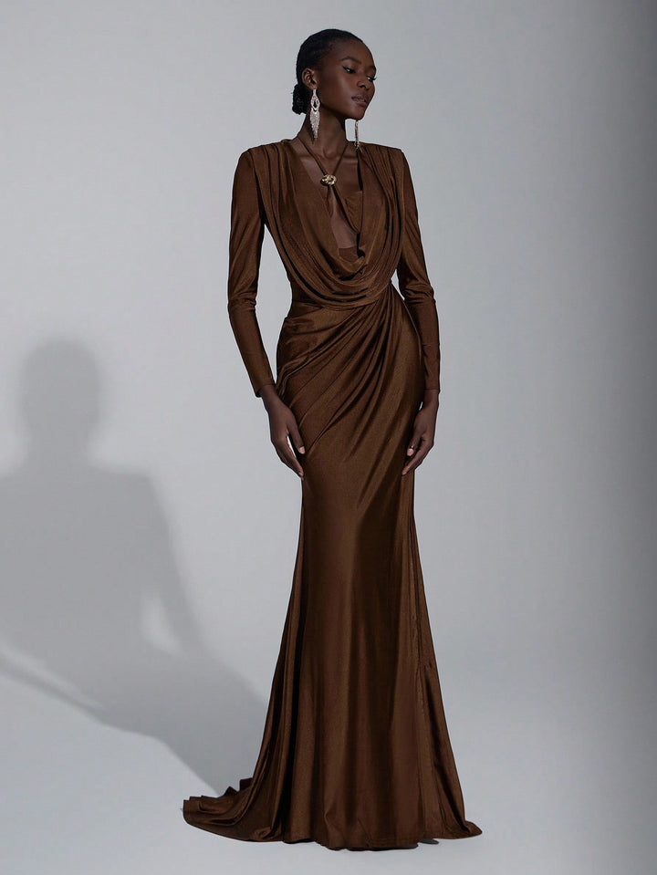 Rochie SHEIN, maro