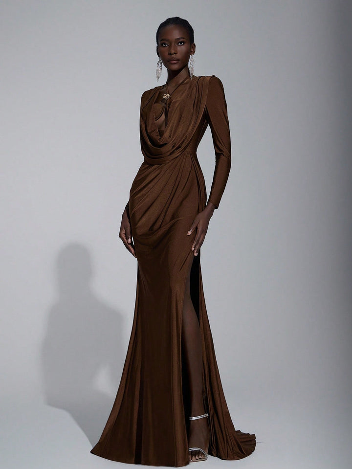 Rochie SHEIN, maro