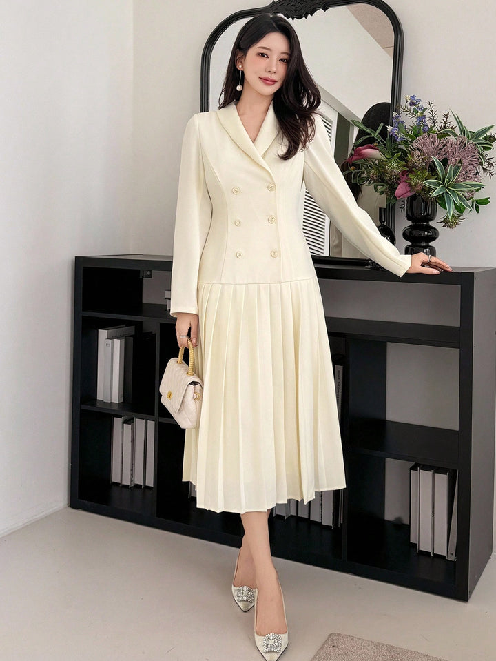 SHEIN Maxi Dress, Beige