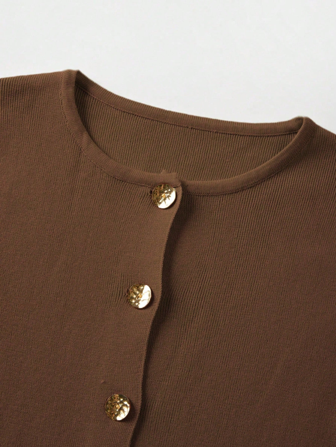 Cardigan SHEIN, maro