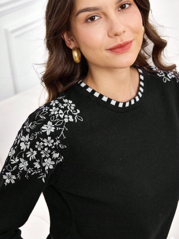 Pulover SHEIN, negru