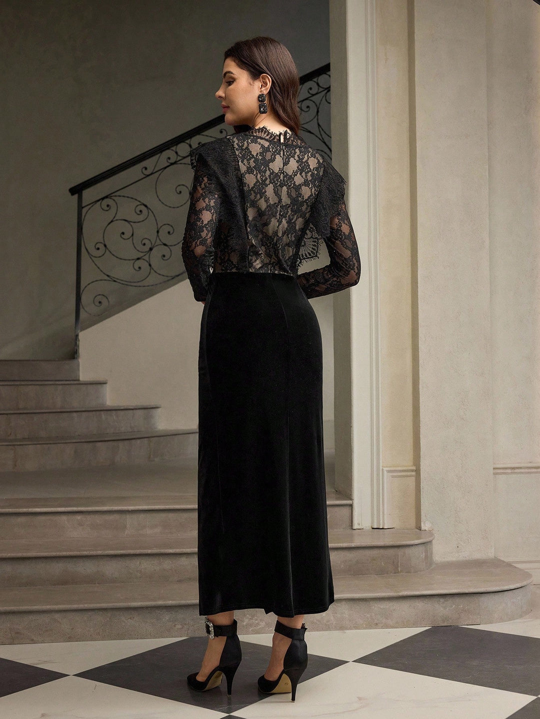 Rochie maxi SHEIN, negru