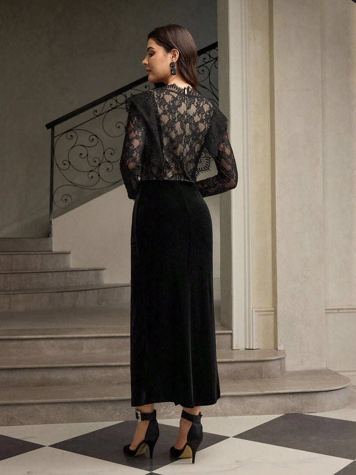 Rochie maxi SHEIN, negru