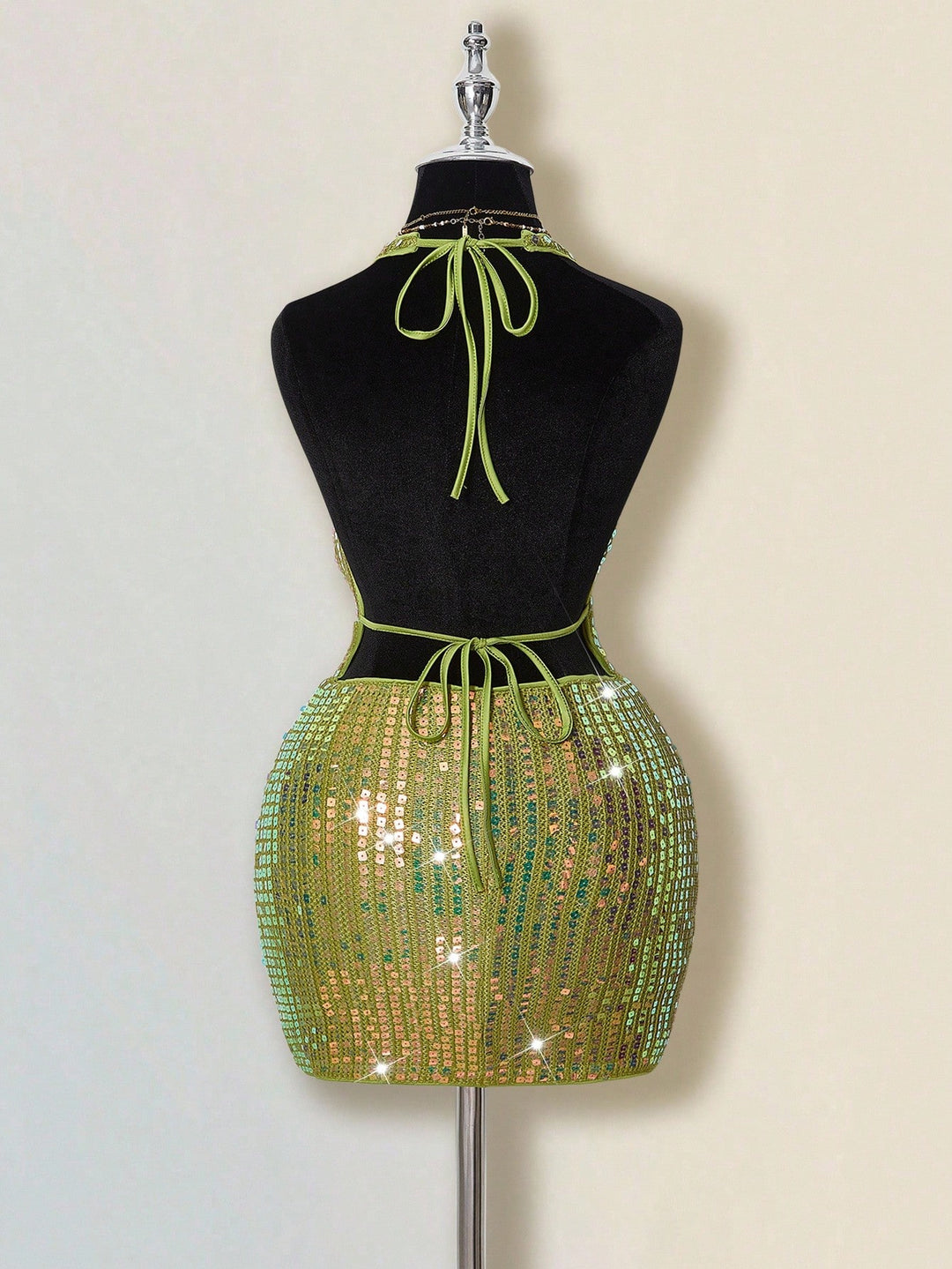 Rochie mini SHEIN, verde