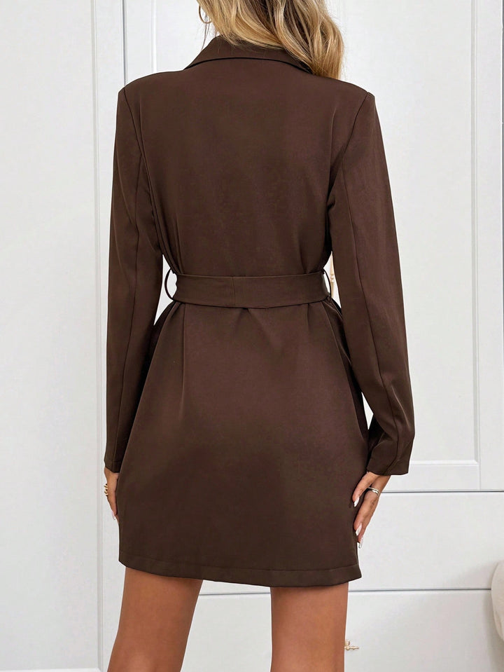 Rochie mini SHEIN, maro