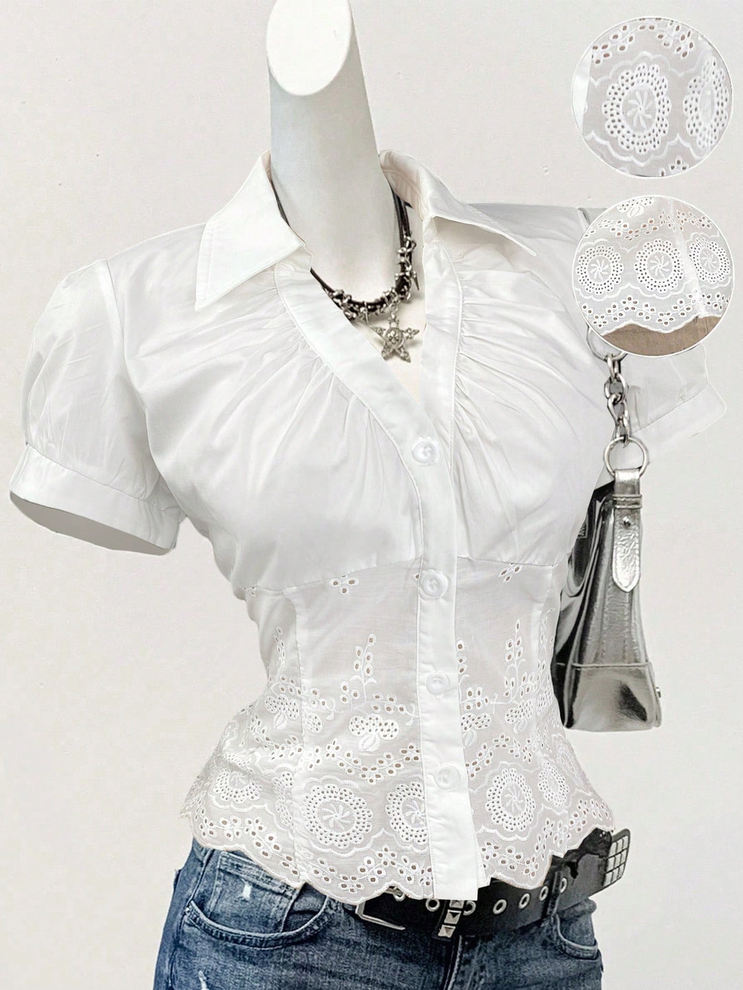 Bluza SHEIN, alb