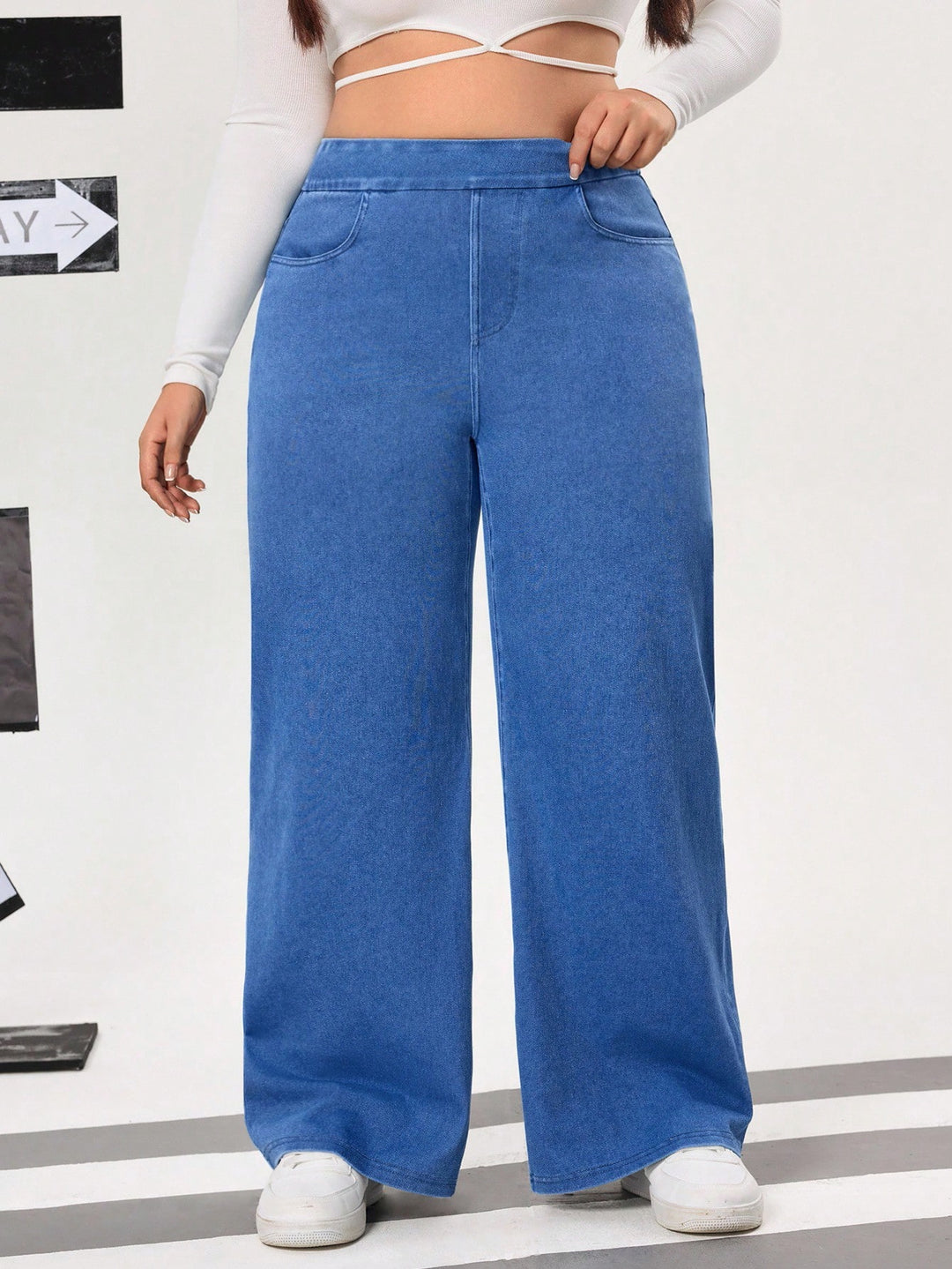 Jeans SHEIN, albastru