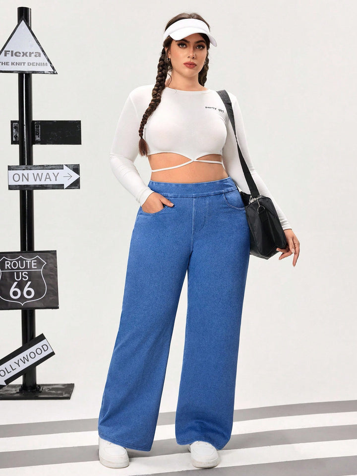 Jeans SHEIN, albastru