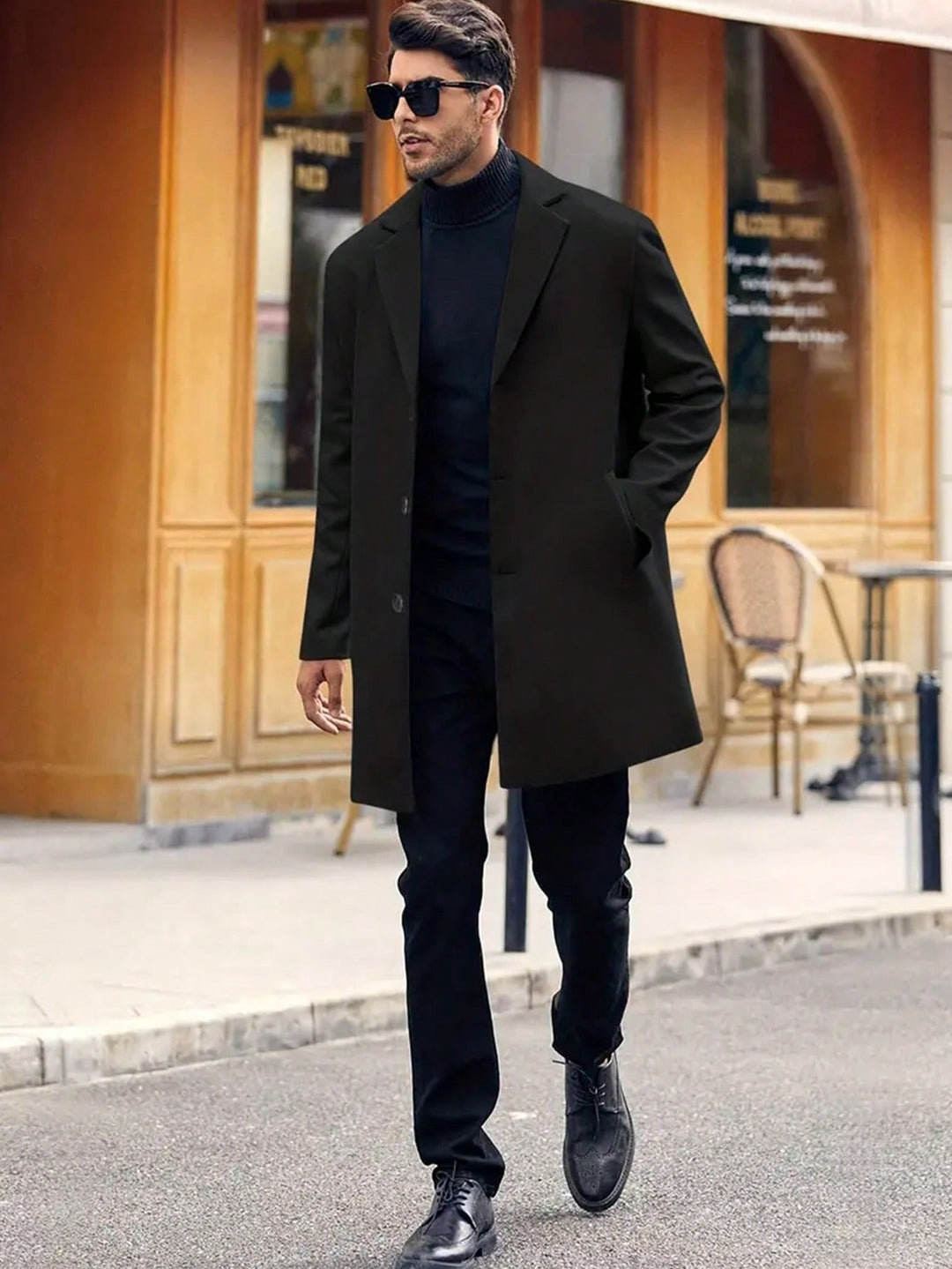 Trench SHEIN, negru