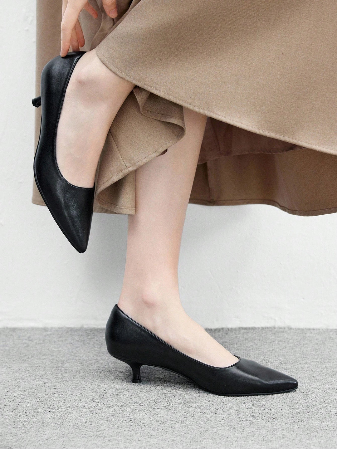 Pantofi cu toc SHEIN, negru