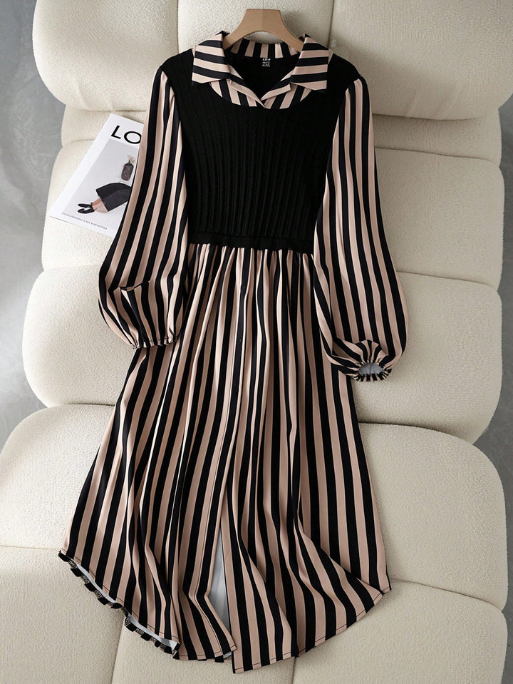 Rochie midi SHEIN, kaki