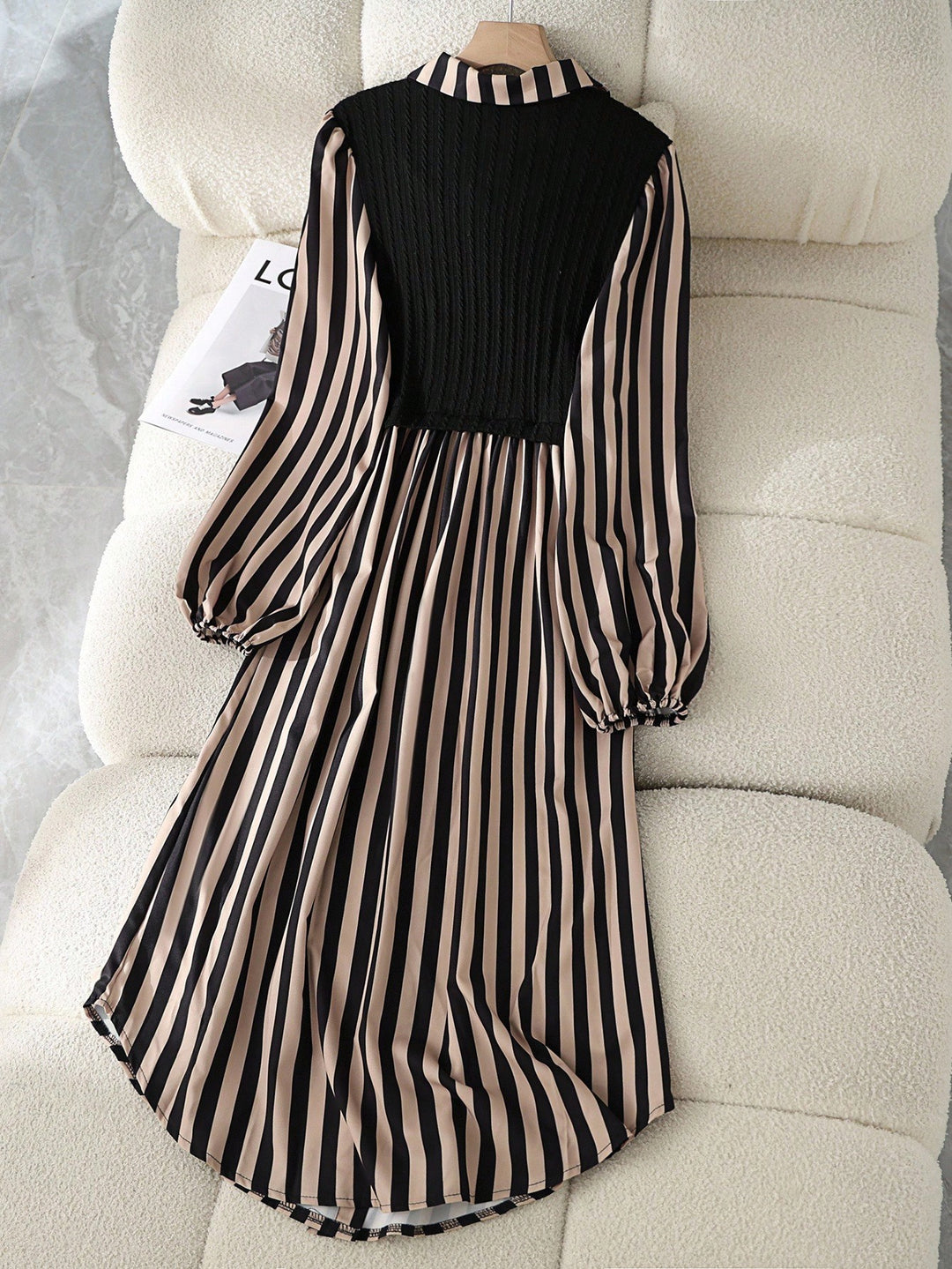Rochie midi SHEIN, kaki