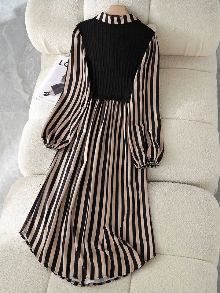 Rochie midi SHEIN, kaki