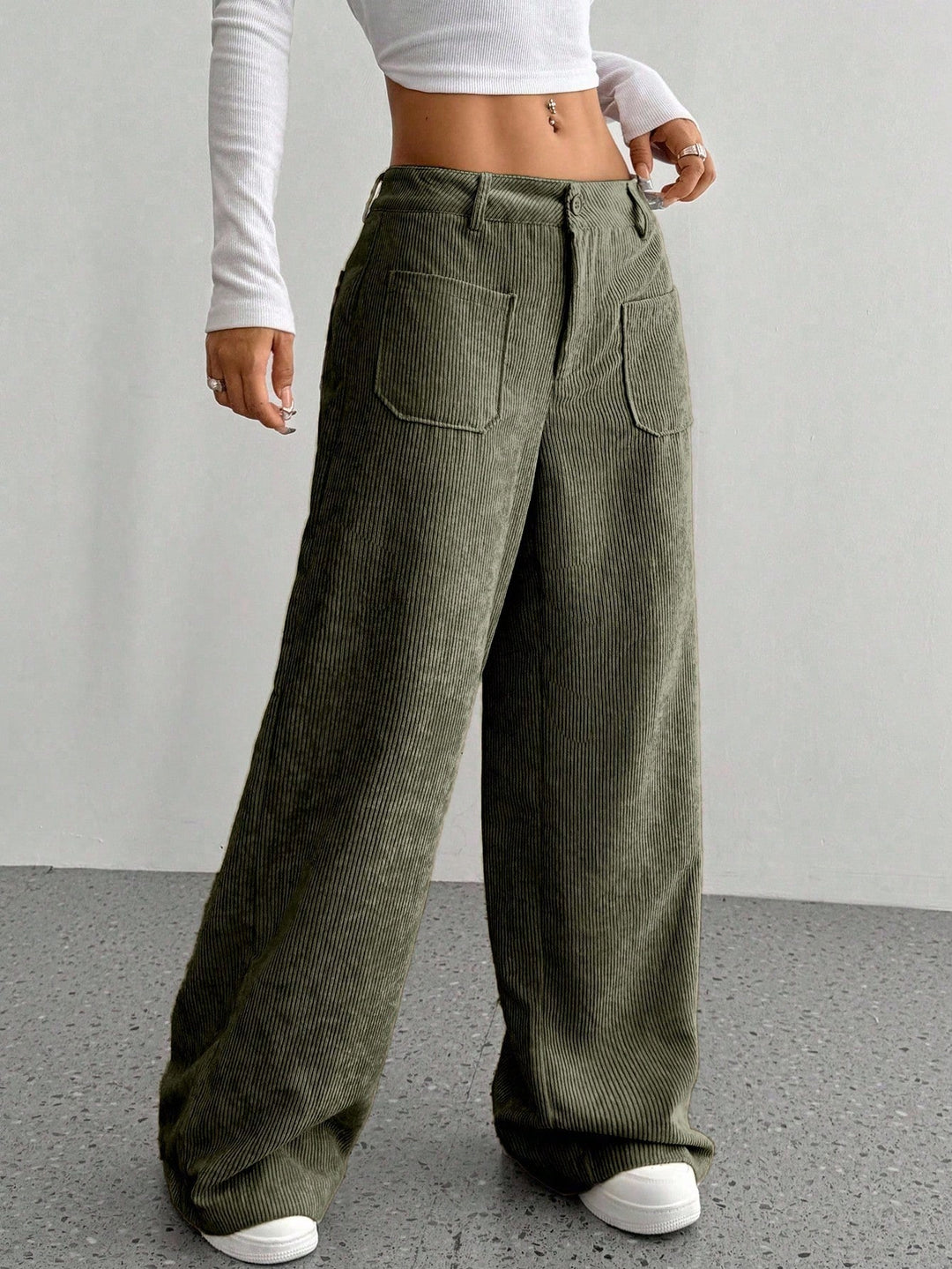 SHEIN nadrág, khaki