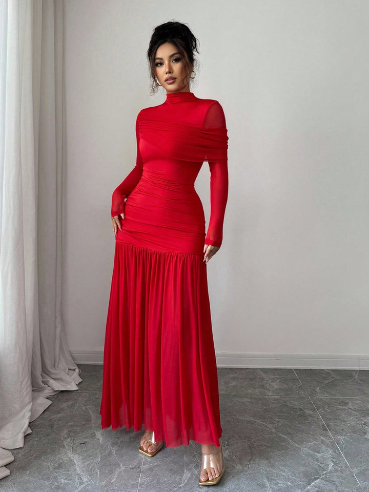 Rochie maxi SHEIN, roșu