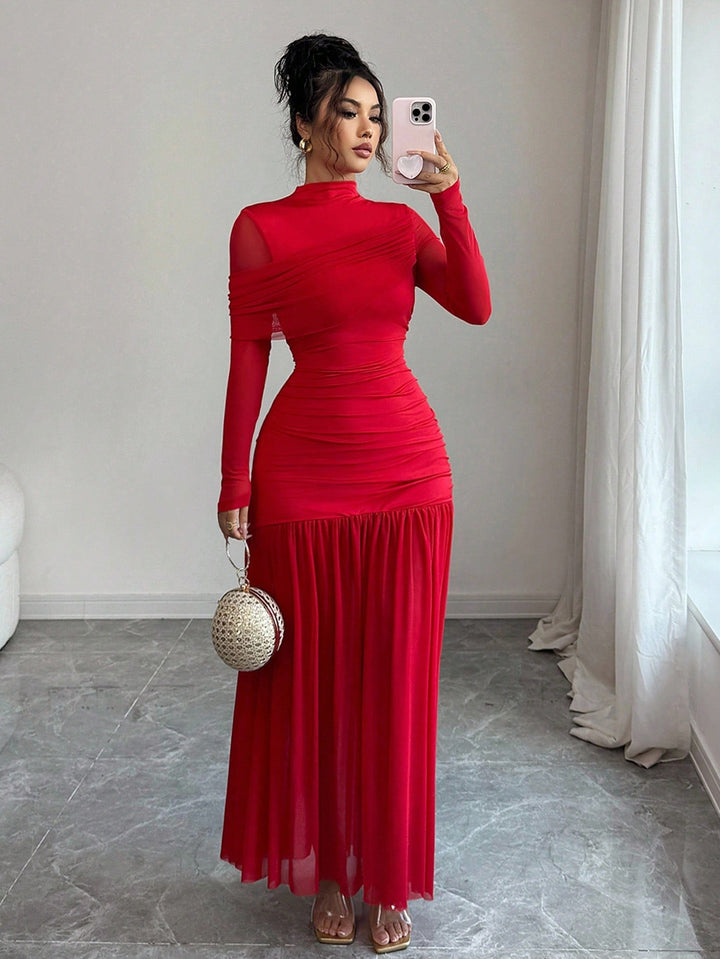 Rochie maxi SHEIN, roșu