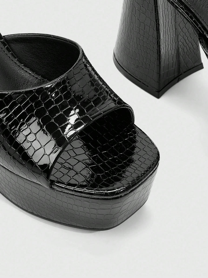 SHEIN Papucs, fekete