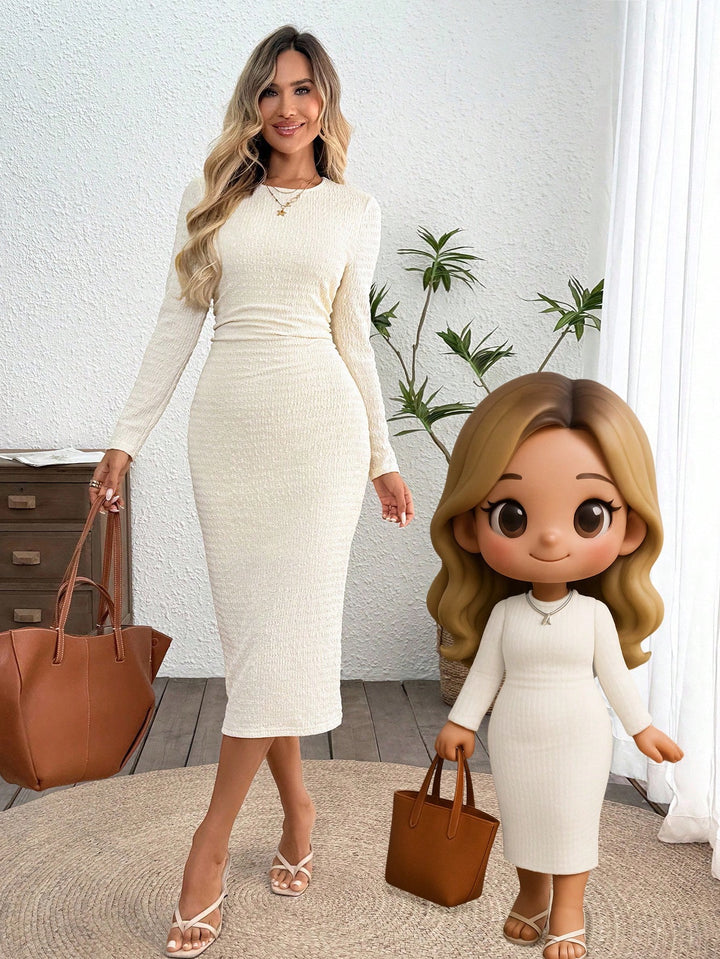 Rochie maxi SHEIN, portocaliu