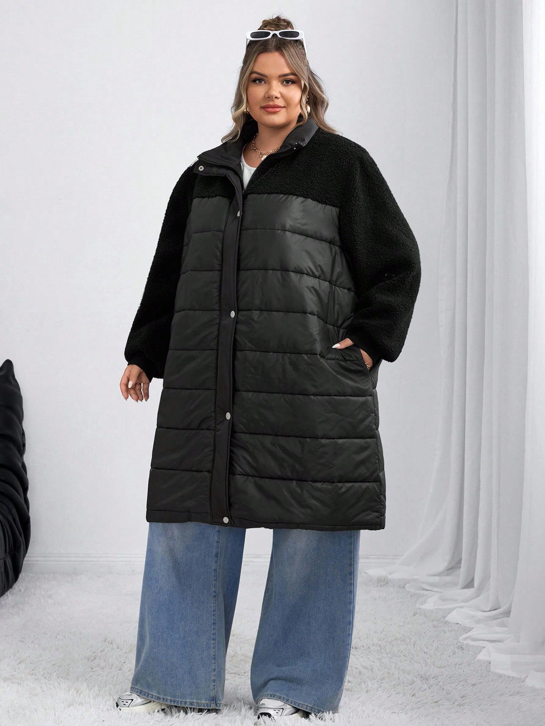 Palton SHEIN, negru