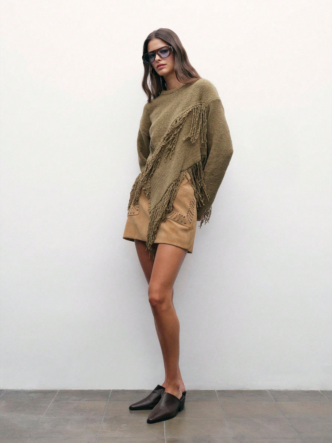 Pulover SHEIN, kaki