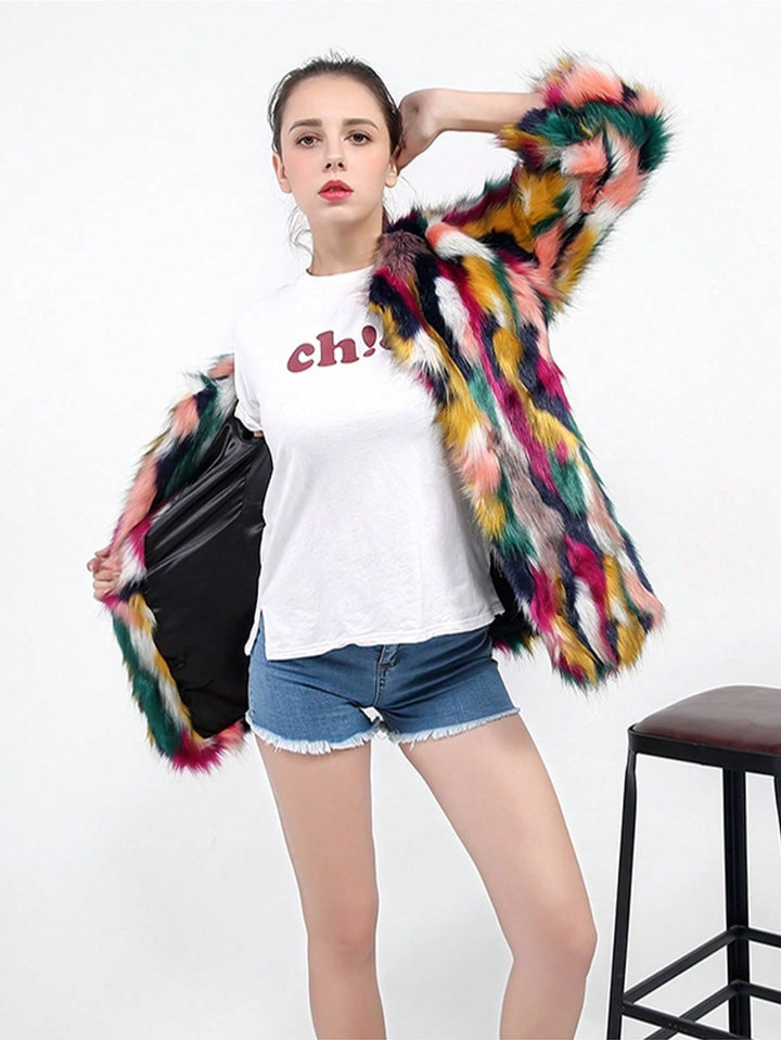 Palton SHEIN, mix culori