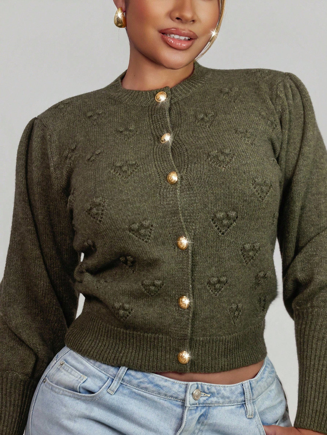 Cardigan SHEIN, verde