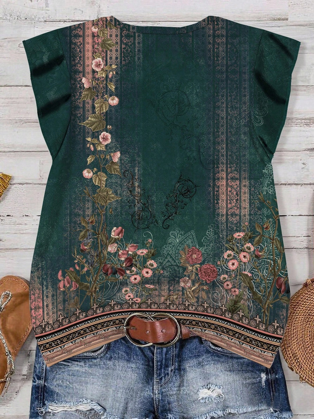 Bluză SHEIN, verde