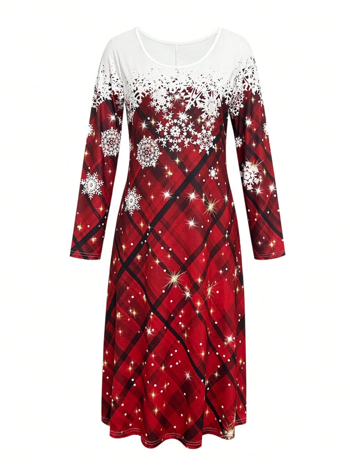 Rochie midi SHEIN, mix culori
