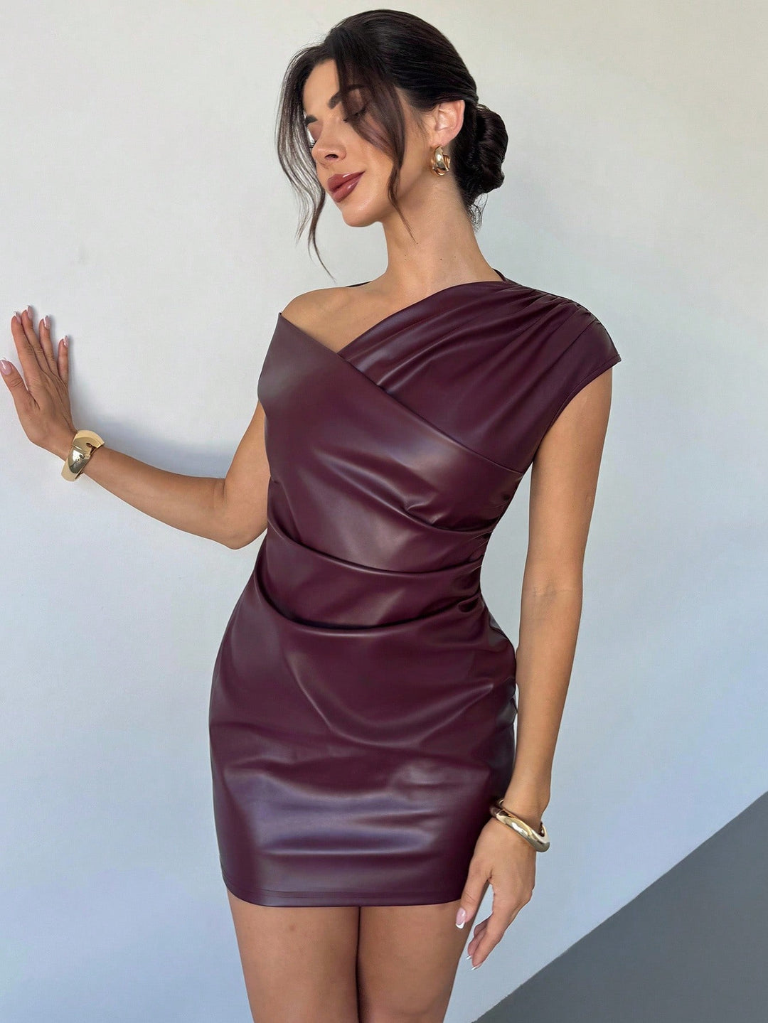 Rochie mini SHEIN, vișiniu