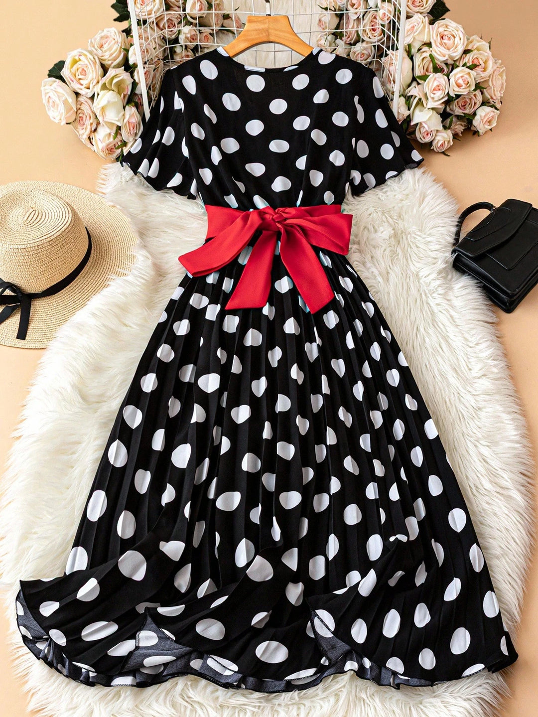 SHEIN maxi ruha, fekete