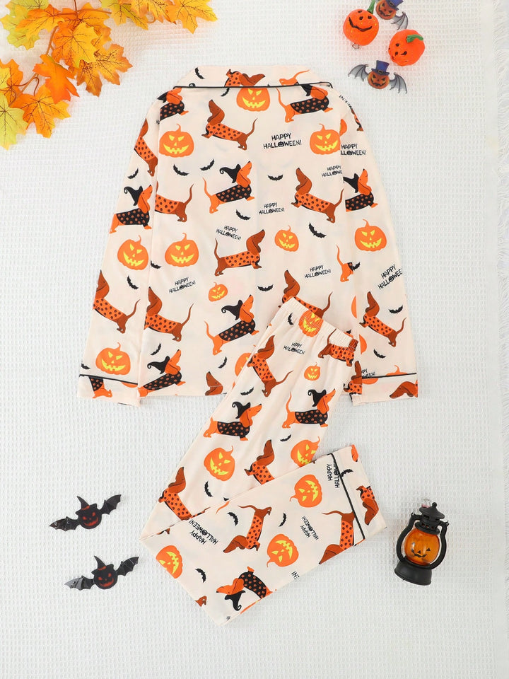Compleu pijamale SHIEN, mix culori