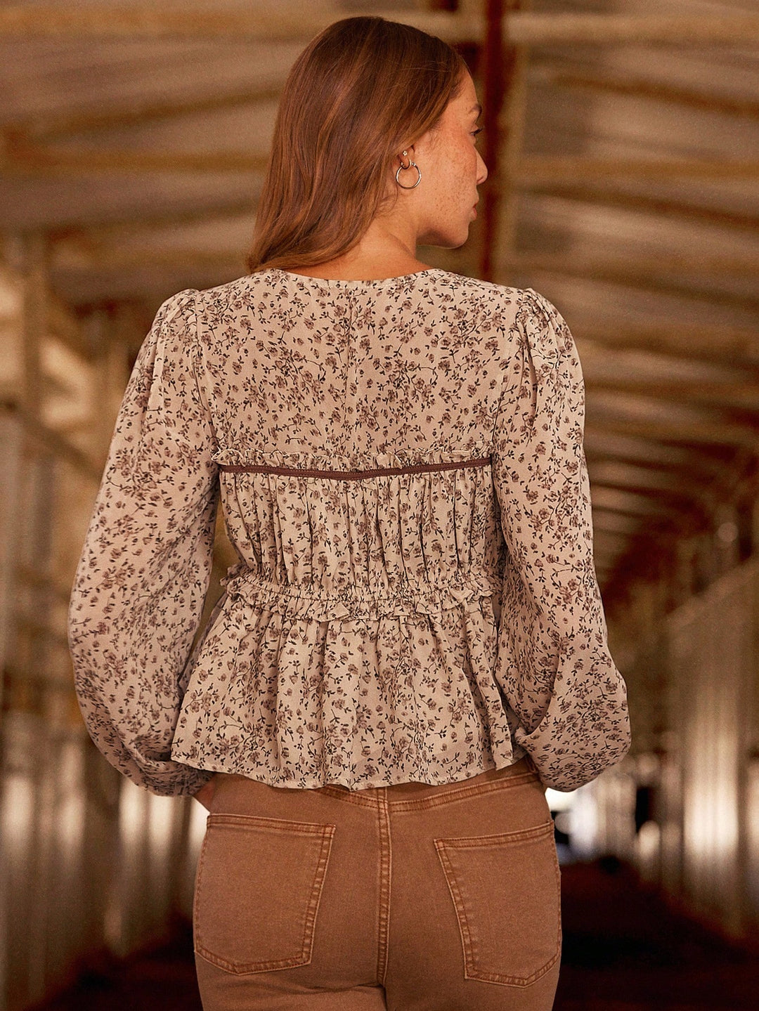 Top SHEIN, bej