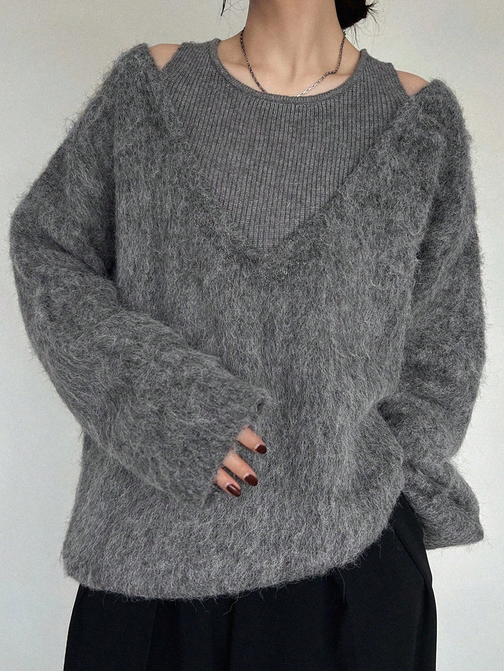 SHEIN pulóver, szürke