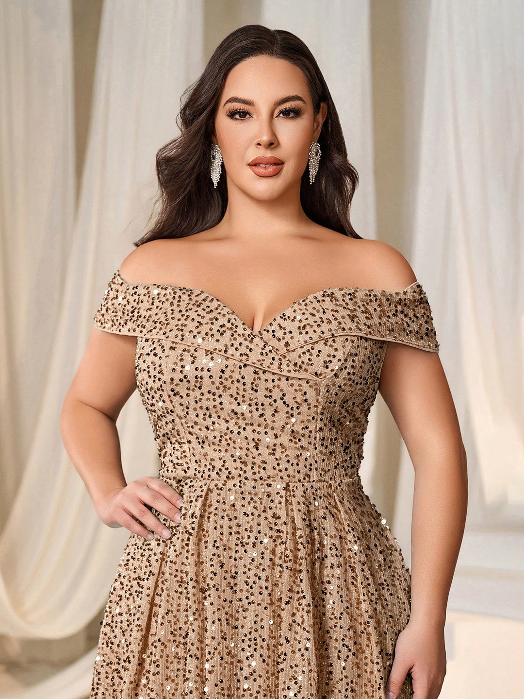 Rochie SHEIN, auriu