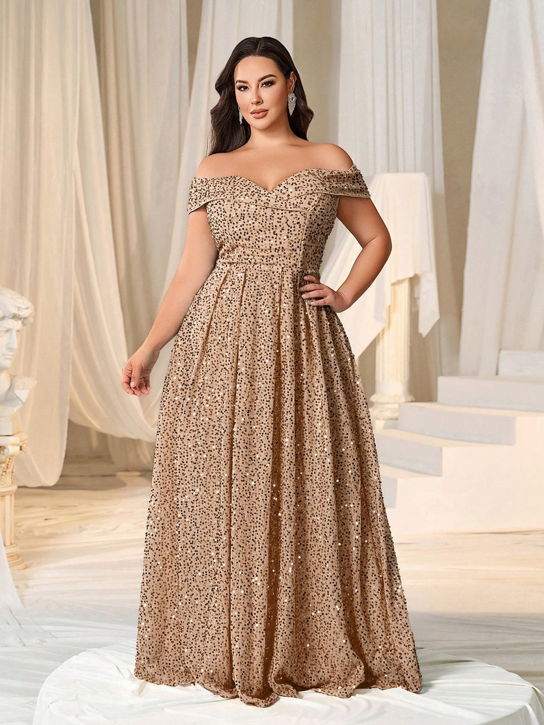Rochie SHEIN, auriu