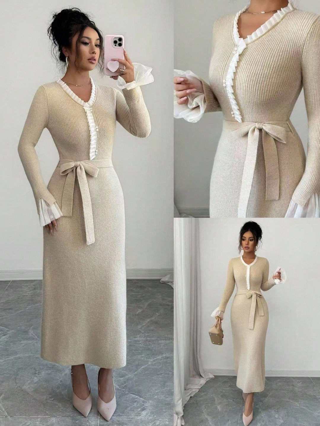 Rochie SHEIN, portocaliu