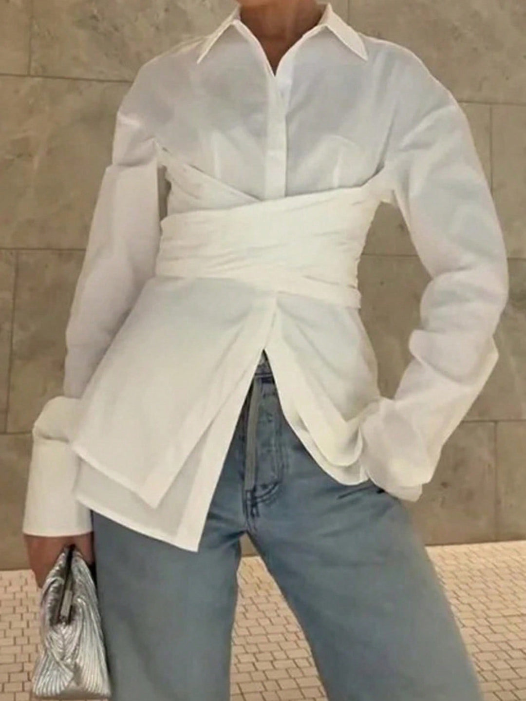 Bluza SHEIN, alb