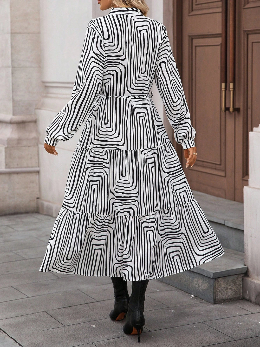 SHEIN Midi Dress, Mixed Colors