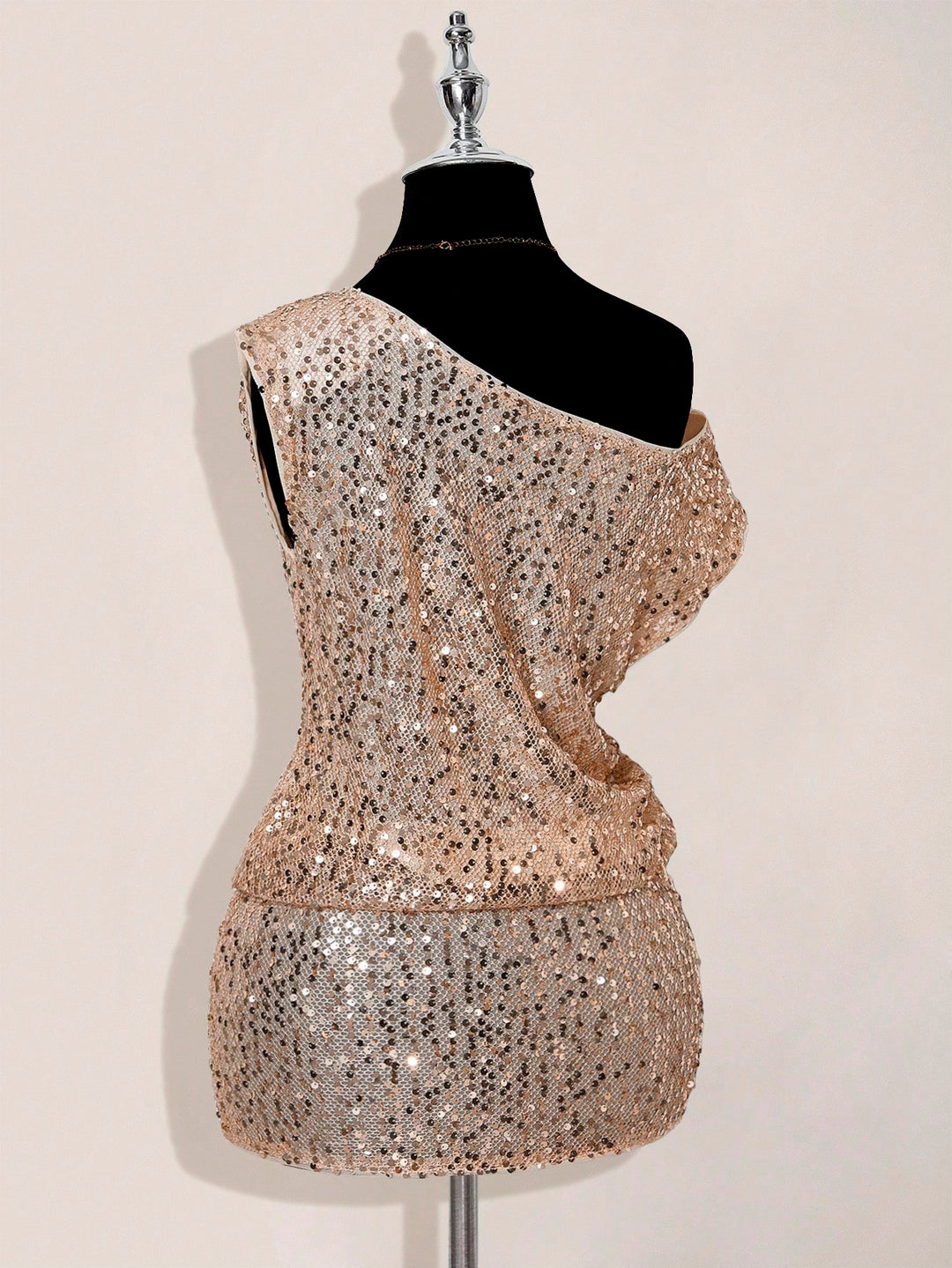 Rochie mini SHEIN, kaki