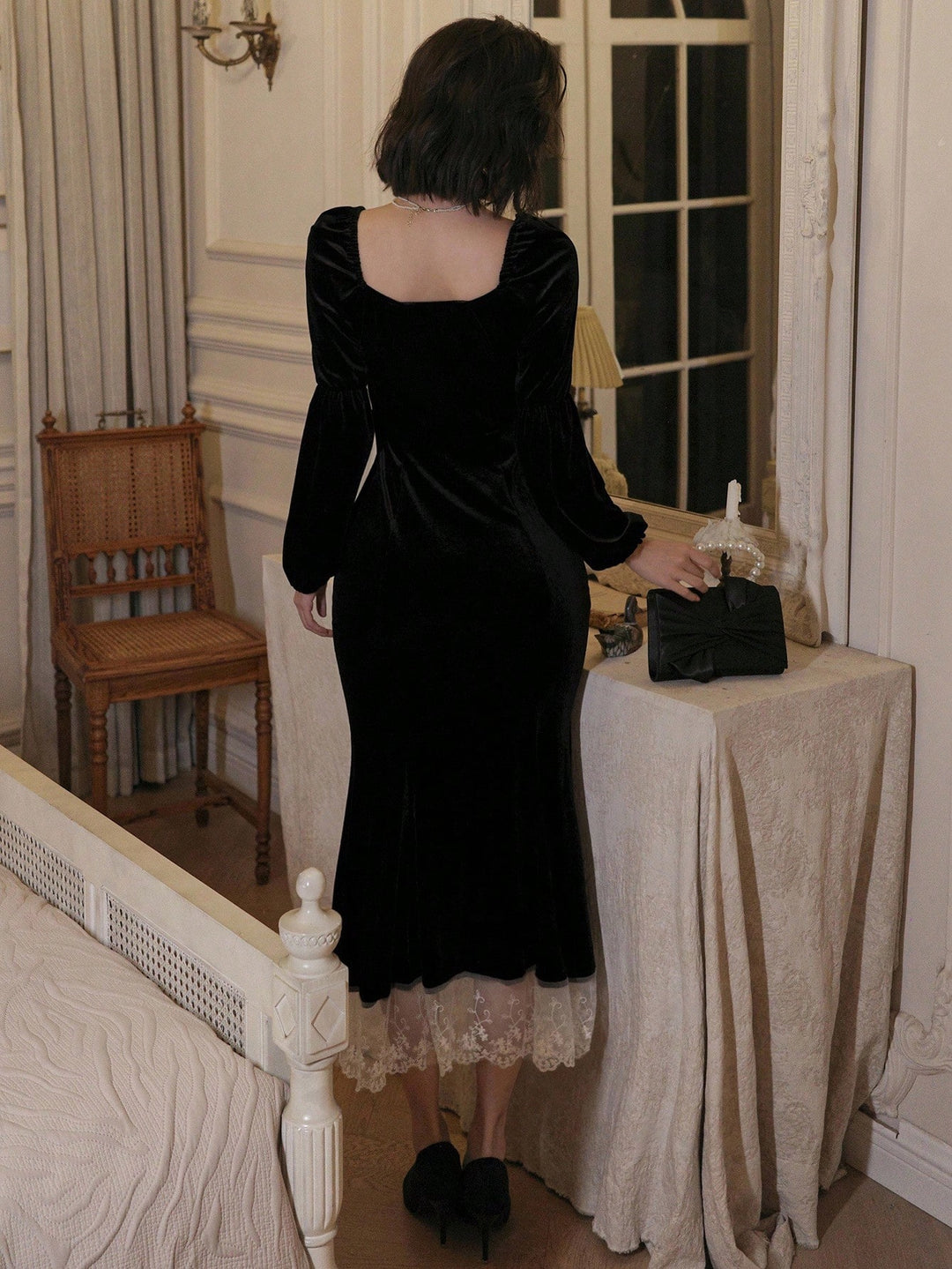 Rochie midi SHEIN, negru