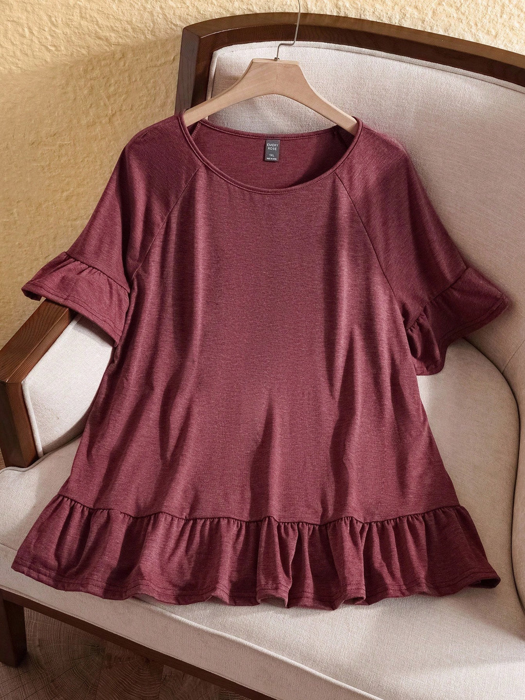 Tricou SHEIN, vișiniu