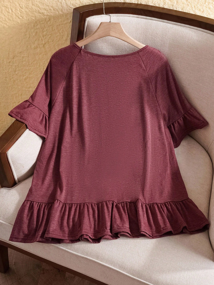 Tricou SHEIN, vișiniu