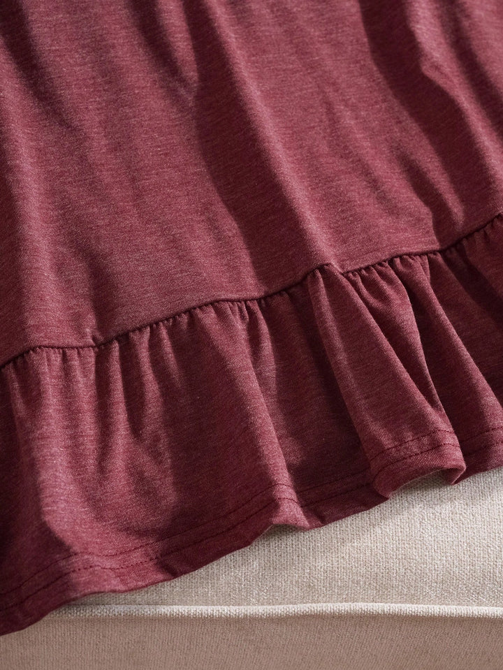 Tricou SHEIN, vișiniu