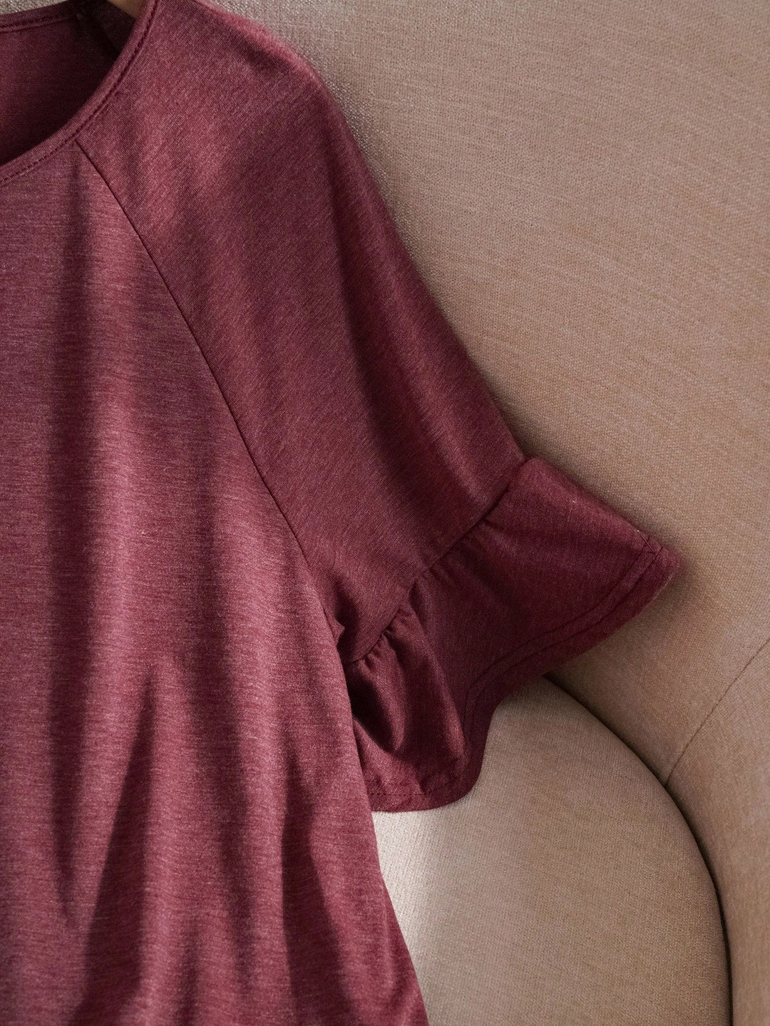 Tricou SHEIN, vișiniu