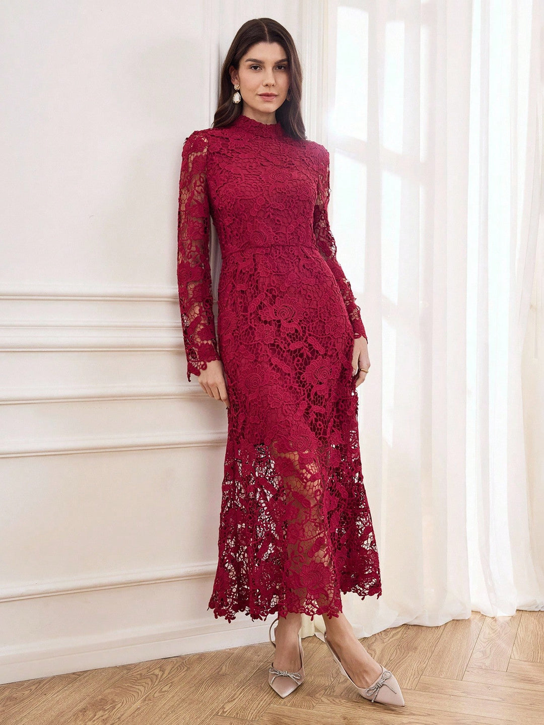 SHEIN Maxi ruha, piros