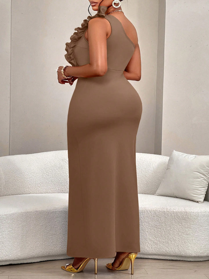 Rochie maxi SHEIN, maro