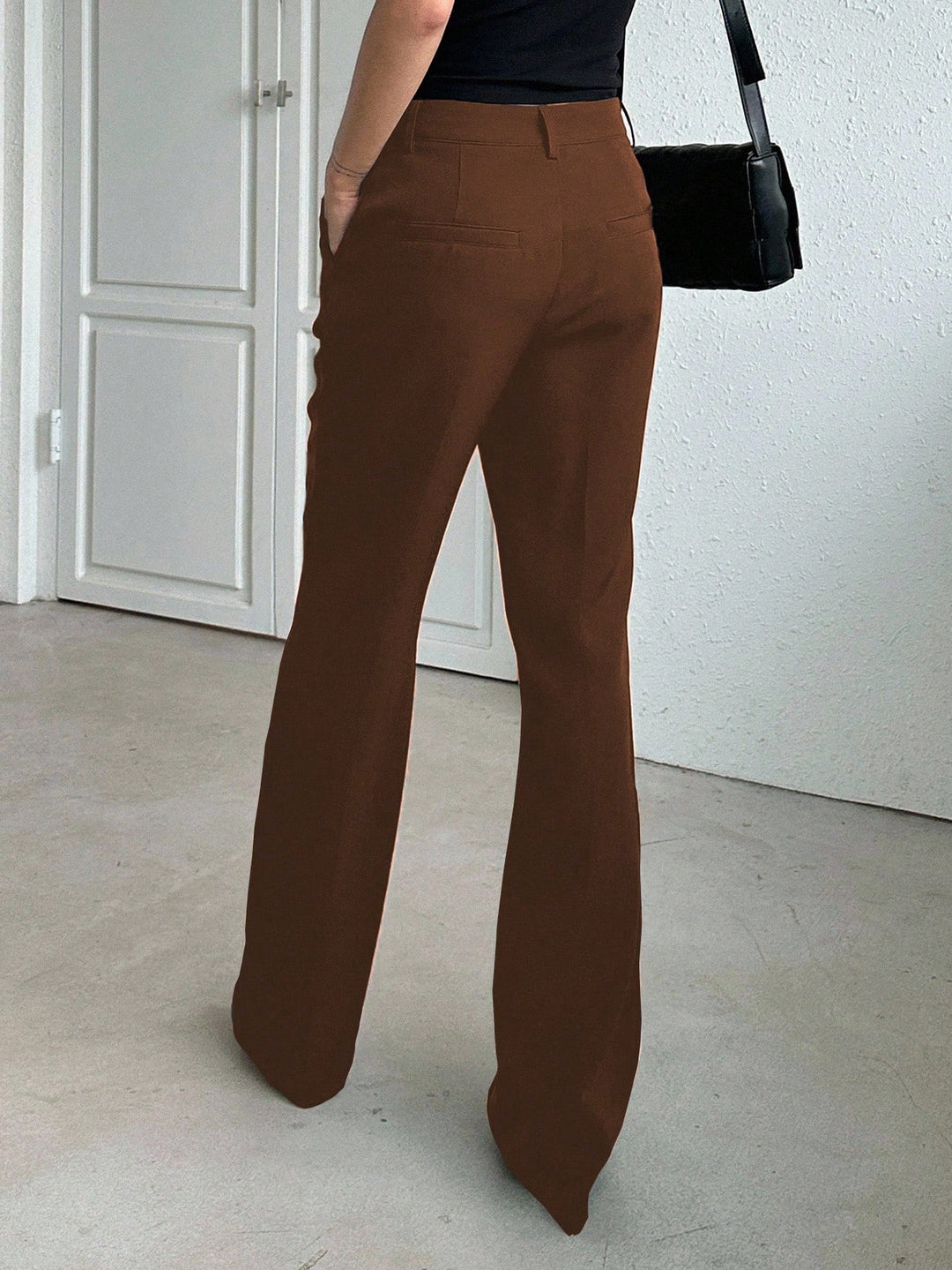 Pantaloni SHEIN, maro