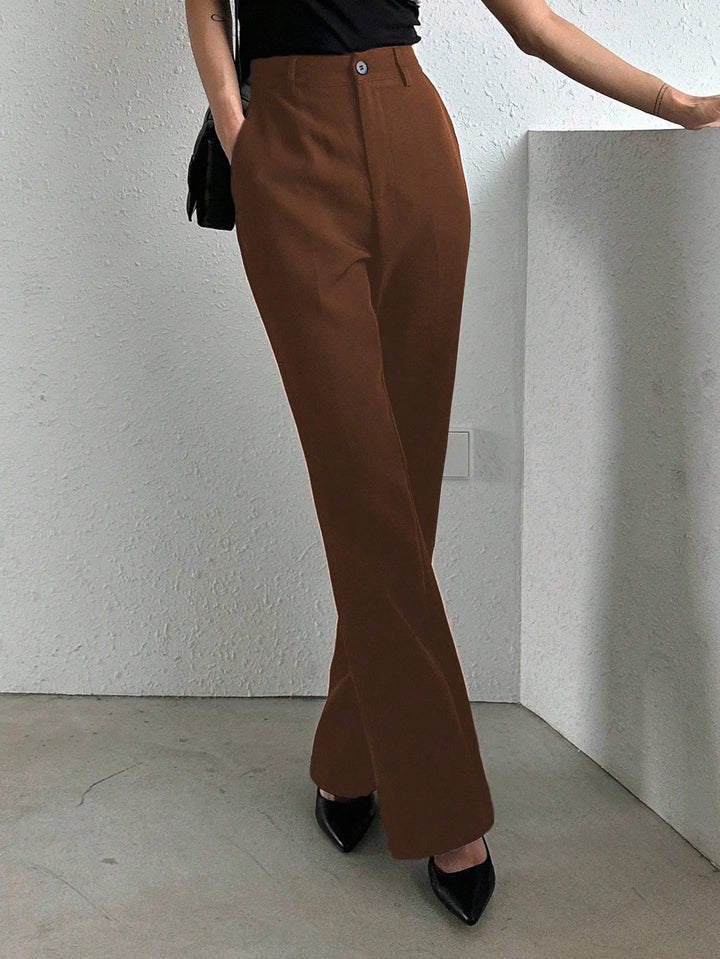 Pantaloni SHEIN, maro